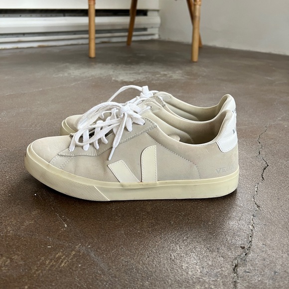 Veja Shoes - Veja Cream and White Sneakers